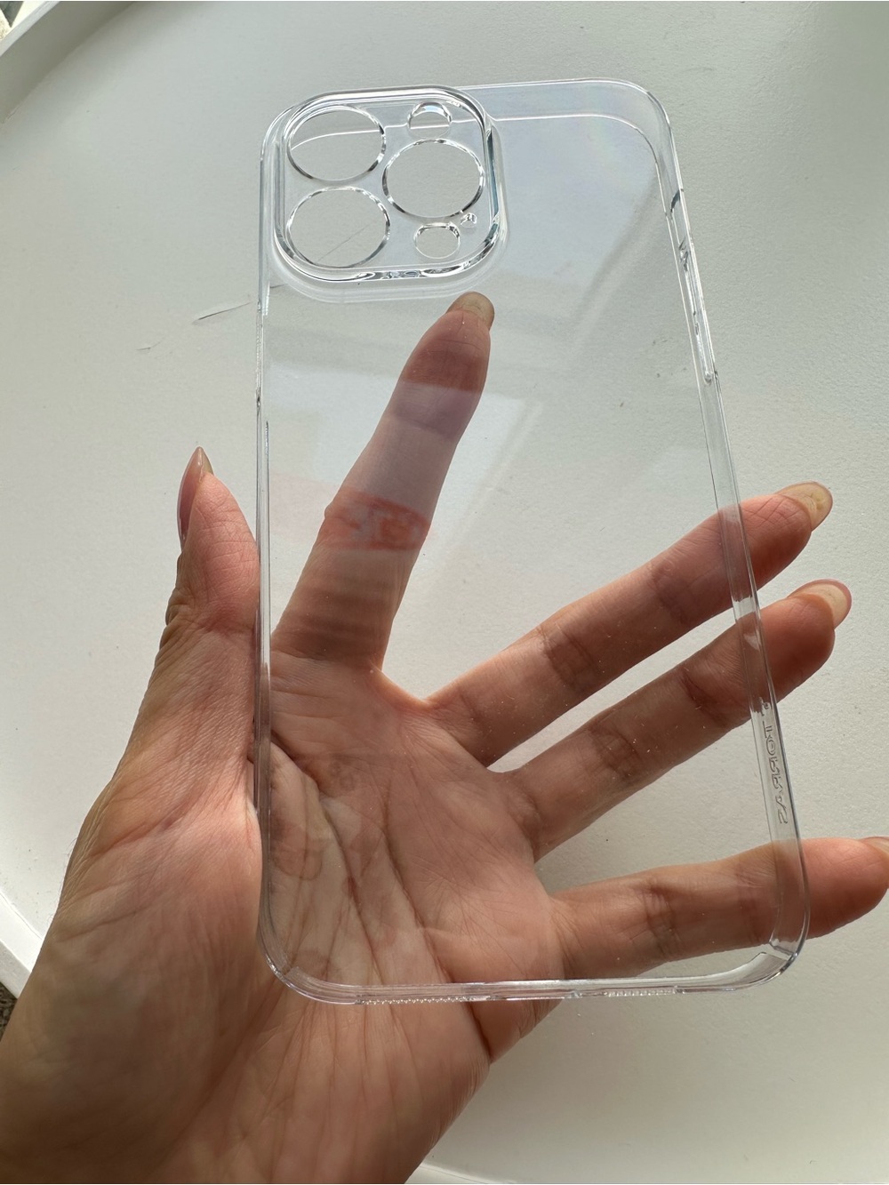 Clear Transparent Protective iPhone 14 ProMax Case - Clear